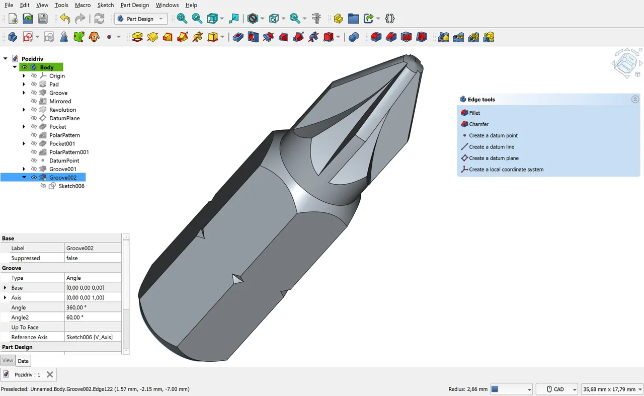 FreeCAD Screenshot