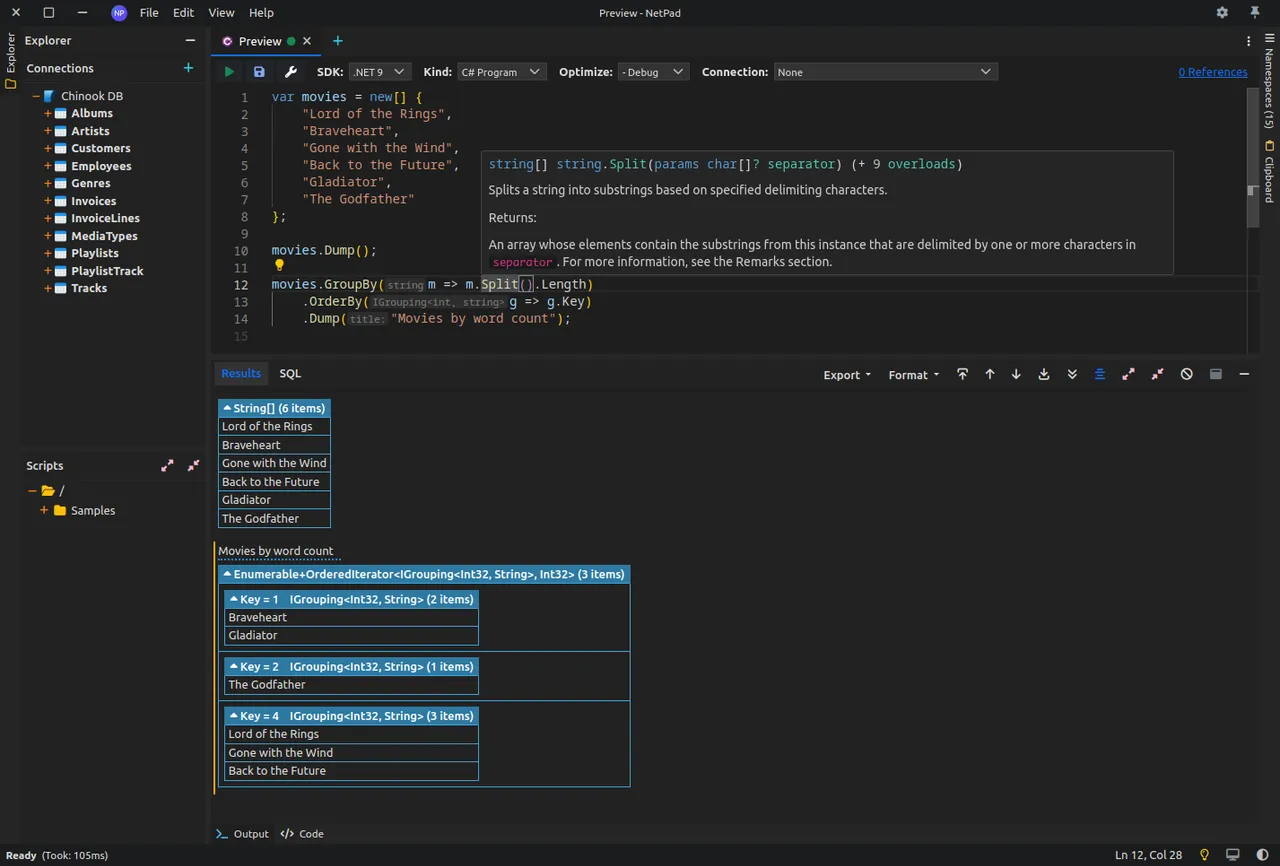 NetPad Screenshot