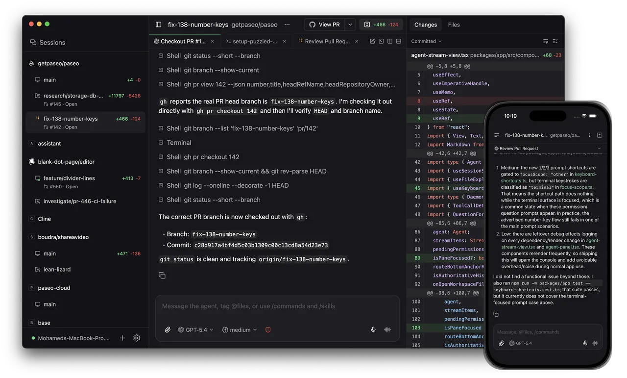 Paseo Screenshot